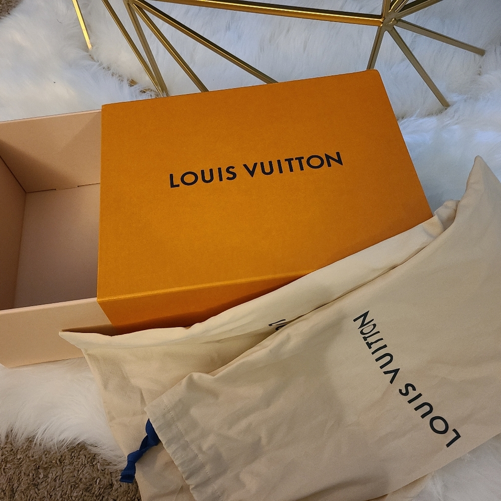 Louis vuitton box and dust bag